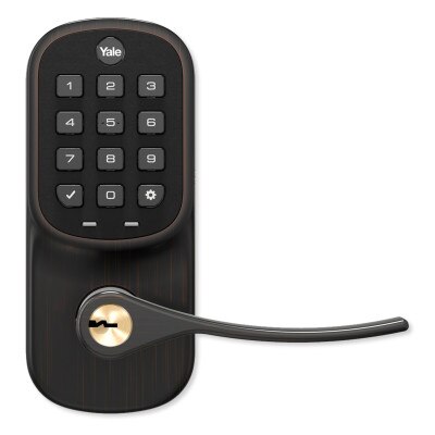 Yale Z-Wave Plus Assure Push Button Keypad Lever Lock, Gen5, Oil Rubbed Bronze